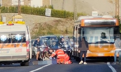 Sanremo: incidente  in corso Mazzini, ferito uno scooterista