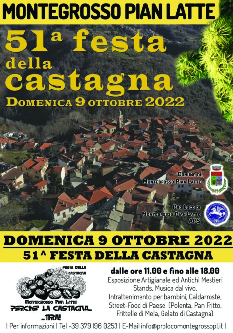 Festa della Castagna a Montegrosso Pian Latte