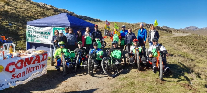 Da Realdo al tetto della Liguria in handbike