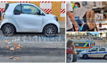 Madre e figlioletta di due anni ferite da una "pioggia" di calcinacci a Sanremo