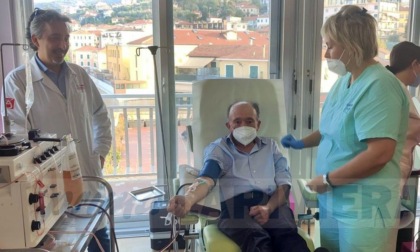 Cesare Logorio, 65 anni è il primo donatore di plasma (Fidas) in provincia
