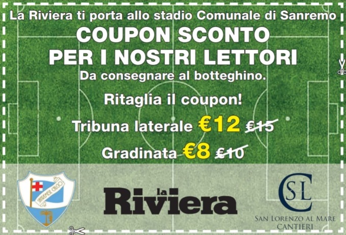 Allo stadio con La Riviera: forza Sanremese!