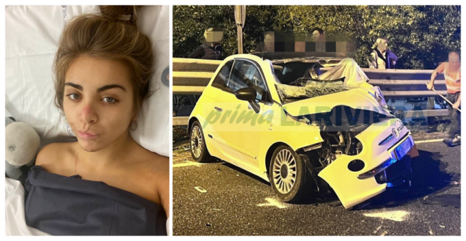 Il tragico schianto di Roverino: Sofia 18 anni è stata operata, ma è in ripresa