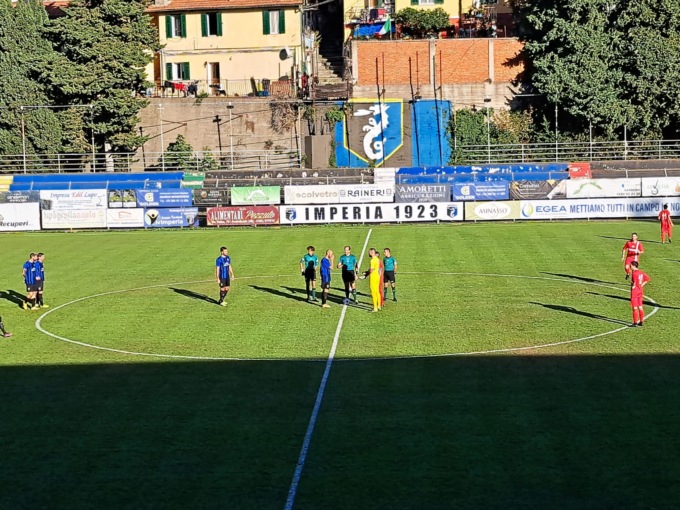 L’Imperia sconfitta dal Genova Calcio al Ciccione