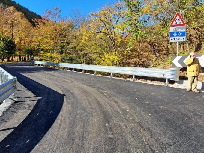 Aperto il nuovo ponte a Pornassio