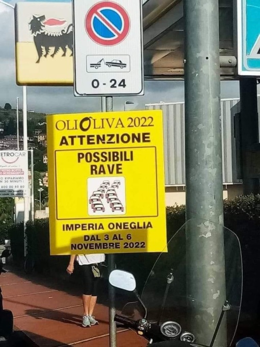 L’ironia imperiese: “Attenzione possibili rave”