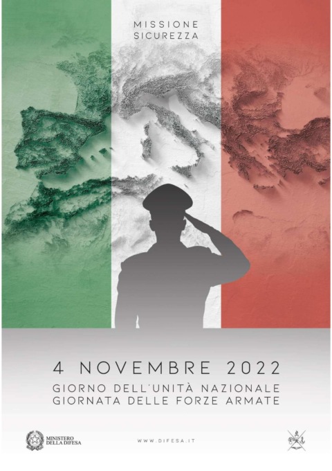 Al via i festeggiamenti per l’Unità Nazionale e le Forze Armate