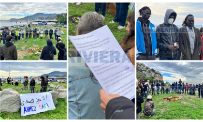 Manifestanti cantano "Ventimiglia tu sei maledetta" per ricordare afgano morto su A10