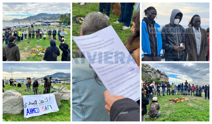 Manifestanti cantano “Ventimiglia tu sei maledetta” per ricordare afgano morto su A10