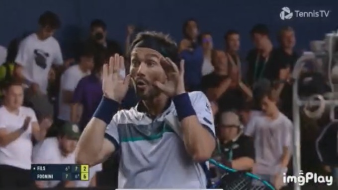Fognini si toglie qualche sassolino con gli spettatori francesi “ostili” dopo la vittoria