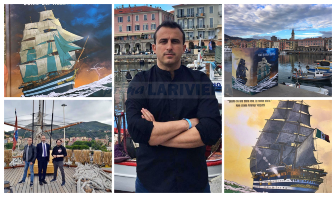 Dall’idea di due imperiesi nasce un fumetto sulla nave scuola Amerigo Vespucci