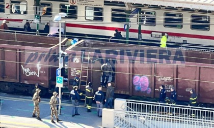 Migranti nei vagoni: sgomberato treno merci alla stazione di Ventimiglia