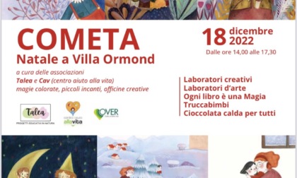 "Cometa. Natale a Villa Ormond" una festa per le famiglie