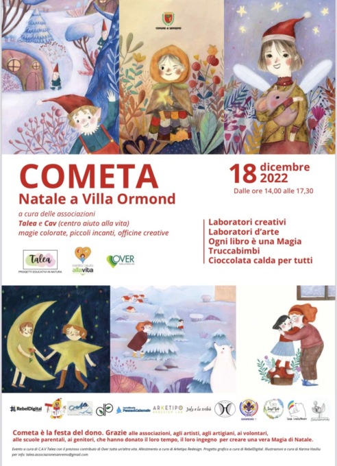 “Cometa. Natale a Villa Ormond” una festa per le famiglie