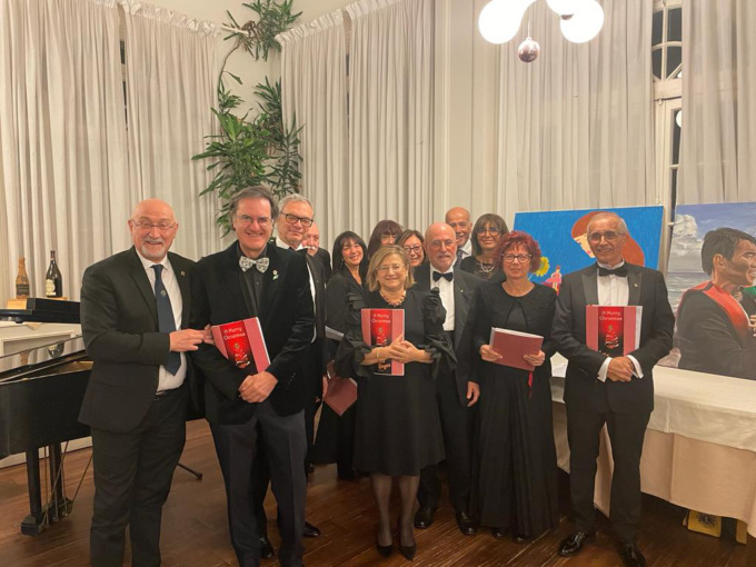 Alla serata degli Auguri, Vincenzo Benza riconfermato Vice Governatore Lions Club Sanremo Host