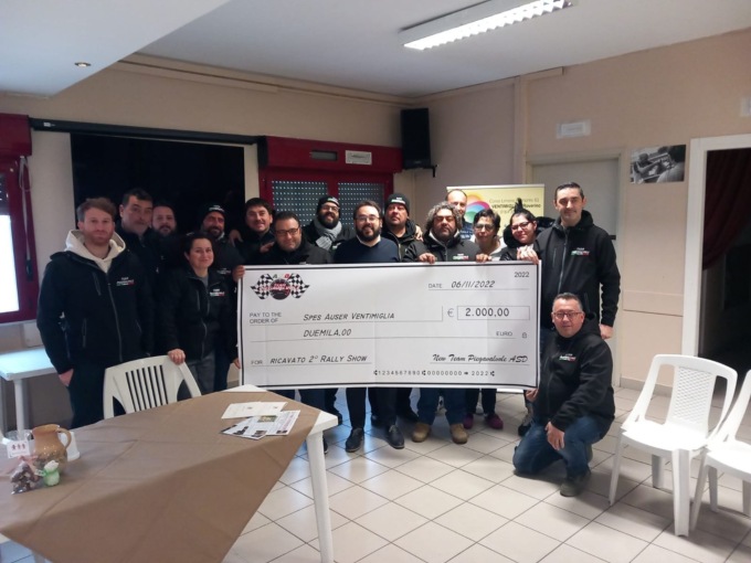 Dal Motor Show di Ventimiglia 2.000 euro a favore dell’associazione Spes