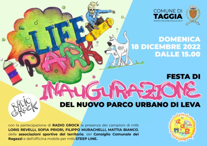 Domenica l’inaugurazione del Life Park di Levà