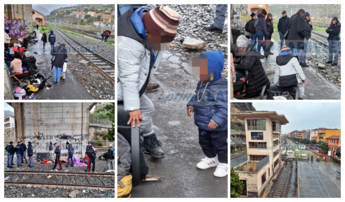 Blitz delle forze dell’ordine alla stazione. Immagini che stringono il cuore