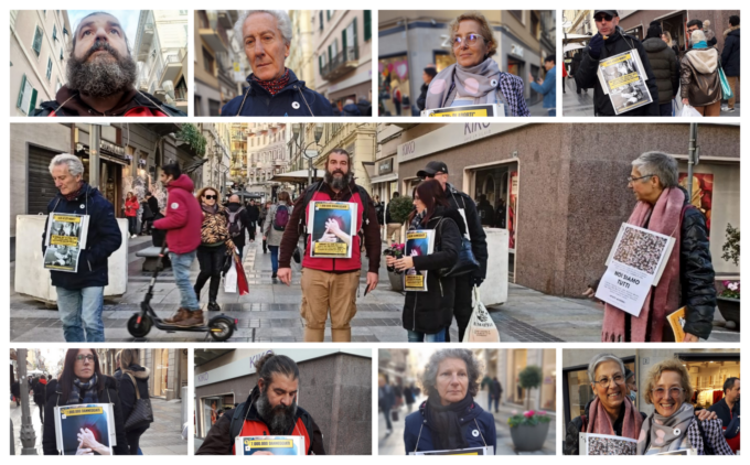 Sanremo: davanti alla statua di Mike un sit-in sugli effetti avversi del vaccino