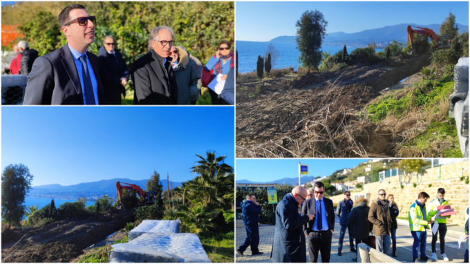 Sopralluogo a la Vesca per il cantiere di ripristino