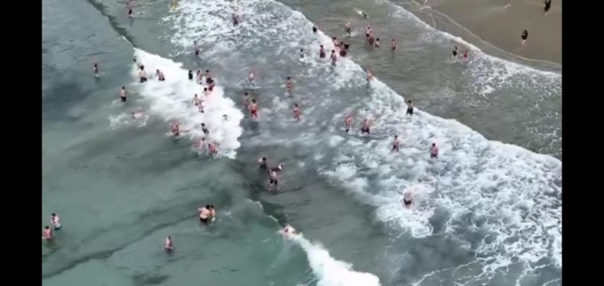 Il video del cimento invernale alle Calandre
