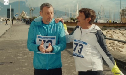 I "maratoneti" Morandi e Amadeus oggi protagonisti dell'ultima parte dello spot per Sanremo