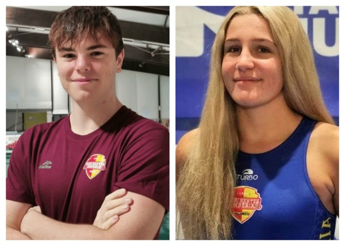 Filippo e Giorgia giovani promesse della Rari Nantes