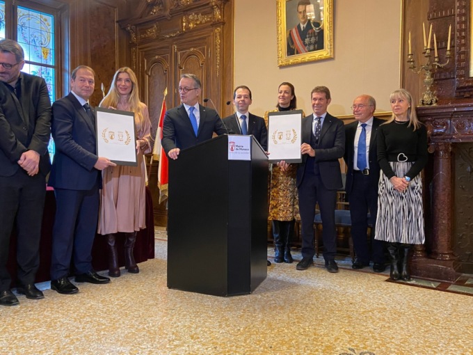 Monaco presenta il gemellaggio con Dolceacqua alla conferenza stampa di inizio anno