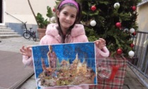 Nicole, 9 anni, di Seborga ha vinto il concorso dei presepi di Bordighera
