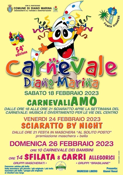 A Diano Marina torna il carnevale