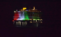 La costa Smeralda si veste col tricolore per l'opening day del Festival di Sanremo
