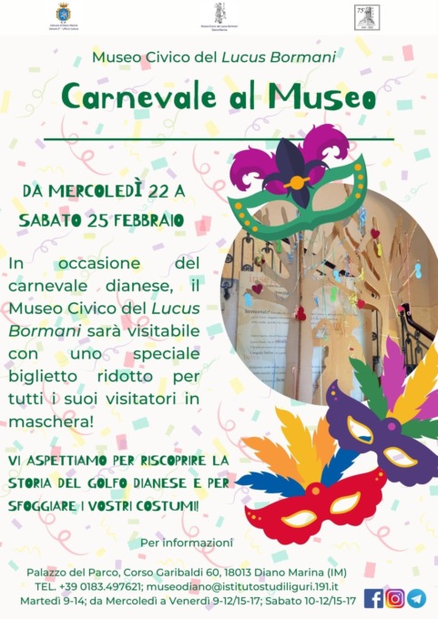 Carnevale al Museo Civico di Diano Marina