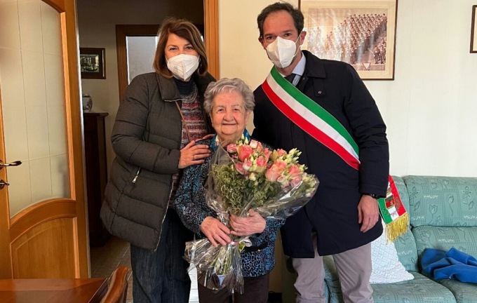 Bordighera: Maria Misitano festeggia i 100 anni