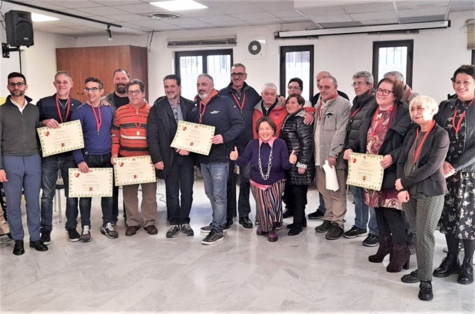 Premiati i donatori di sangue Fidas di San Bartolomeo al Mare