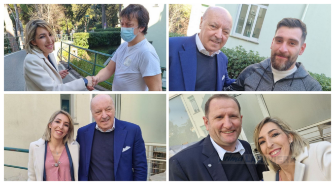 L’ad dell’Inter Marotta incontra Ryan al Gaslini e lo invita a San Siro