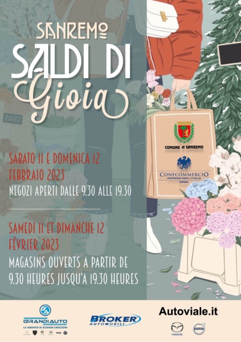 Tornano a Sanremo i “Saldi di gioia”: sconti e promozioni per tutto il fine settimana