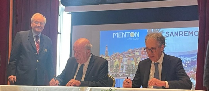 Sanremo e Mentone più unite grazie al protocollo d’intesa siglato questa mattina
