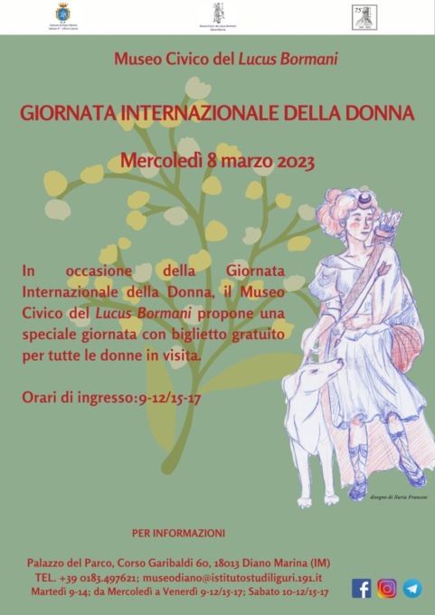Museo di Diano: ingresso gratuito per le donne l’8 marzo