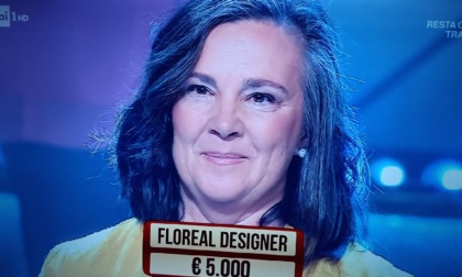 Annamaria Pescador,  floreal designer di Sanremo questa sera a I Soliti Ignoti su Rai Uno