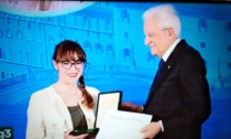 Miriam Colombo a Roma con il presidente Mattarella per l'Ordine al Merito