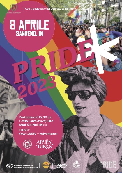 Sanremo Pride 2023 locandina