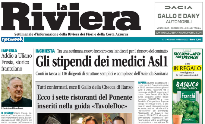 Gli stipendi di 116 dirigenti medici dell’Asl1