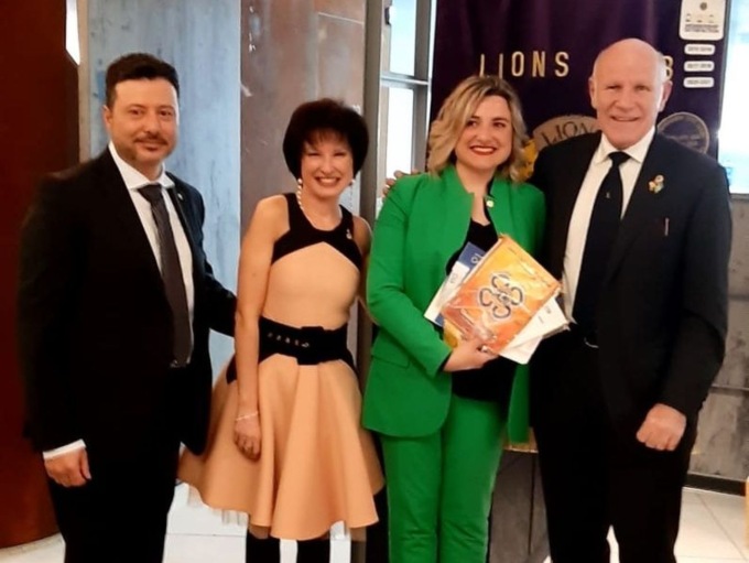 Il Lions Club Otto Luoghi accoglie la nuova socia Rosita Aiello