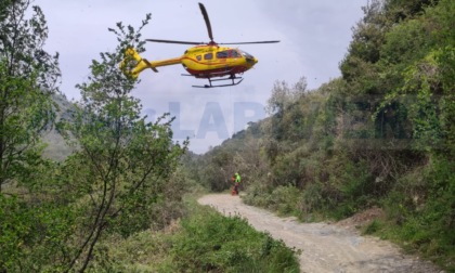 Precipita con la bici nella scarpata, grave una donna di 50 anni