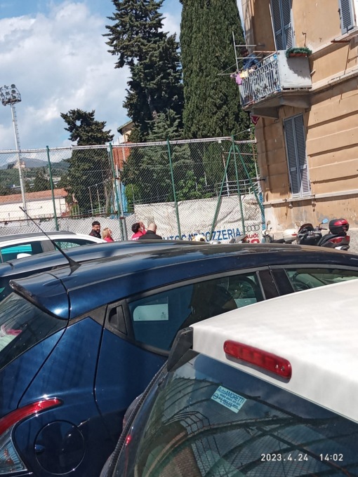 Dà di matto allo stadio