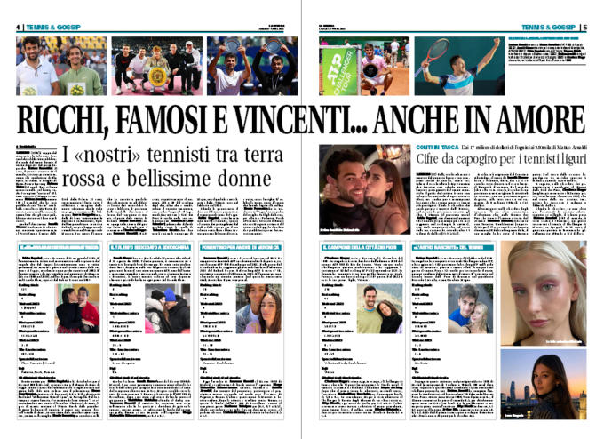 I “nostri” tennisti: ricchi, famosi e vincenti…anche in amore
