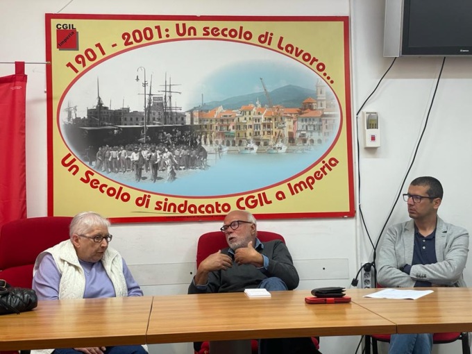 Giampiero Garibaldi presidente della sezione Anpi della Camera del Lavoro