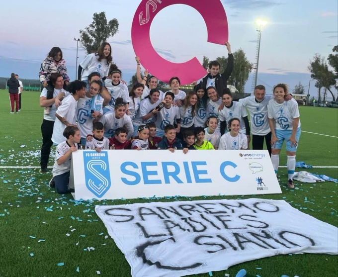La cavalcata trionfale delle Sanremo Ladies promosse in Serie C. Esulta anche il Sindaco