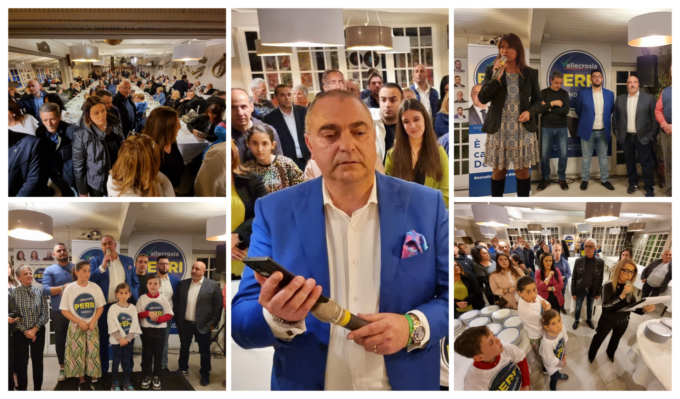Oltre 250 persone all’avvio della campagna elettorale di Fabio Perri sindaco