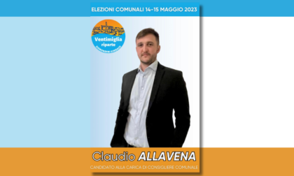 Claudio Allavena: elezioni comunali Ventimiglia 14-15 Maggio 2023